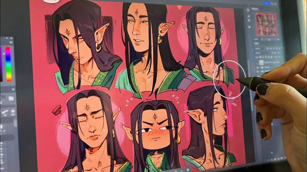DnD OC Expression Sheet! 🧙 #speedpaint