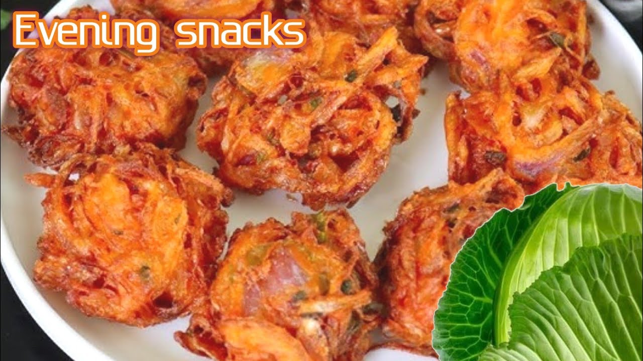 Best crispy cabbage pakora at home/Evening snacks recipe/Cabbage pakoda 