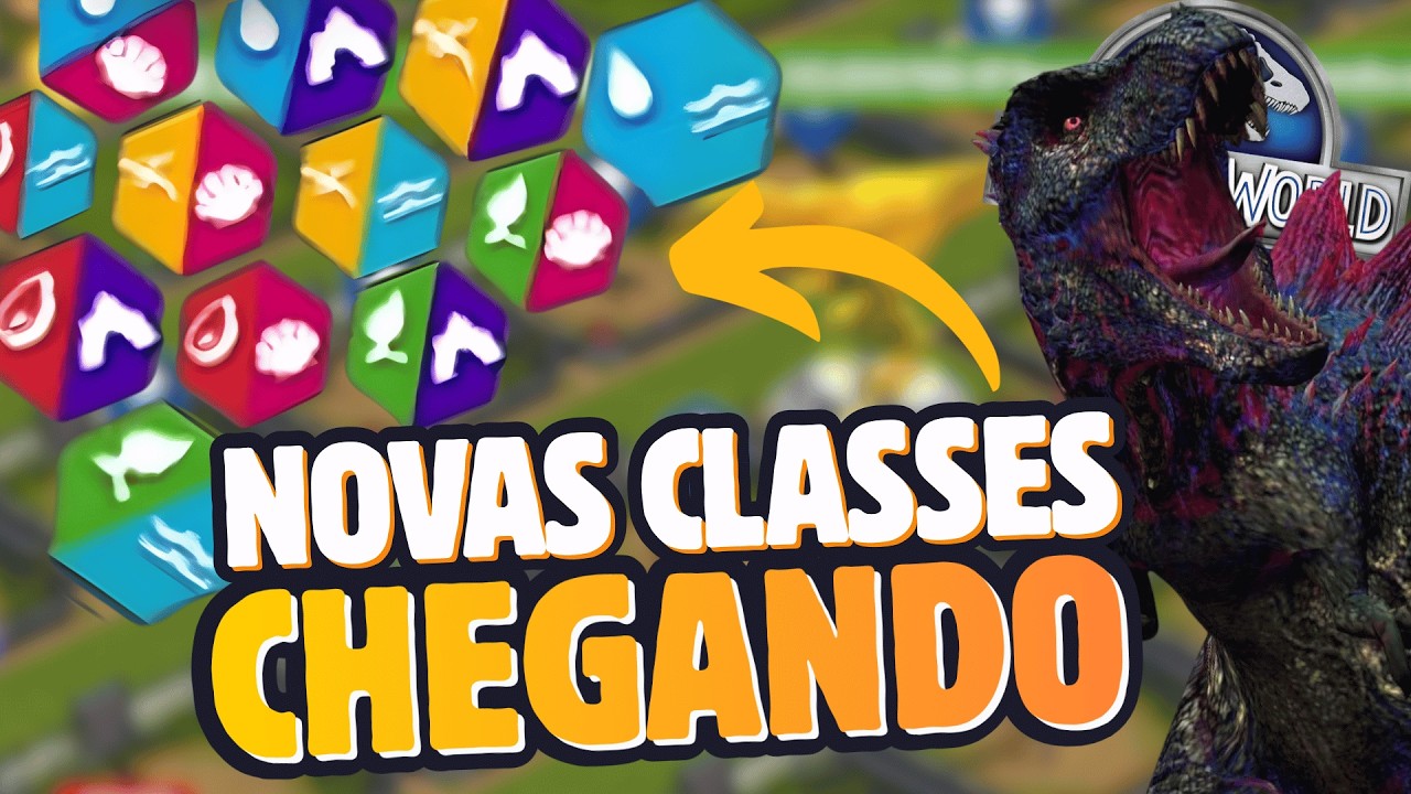 VAZOU TODAS AS NOVAS CLASSES DO JOGO E VAI SER SURREAL Jurassic World the Game