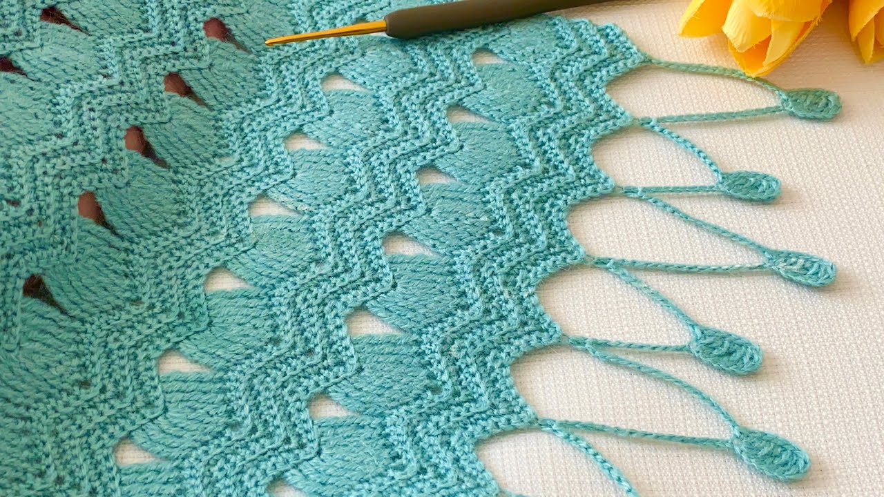 🌟Amazing Crochet‼️How to Make Shawl and Blouse Patterns for Beginners