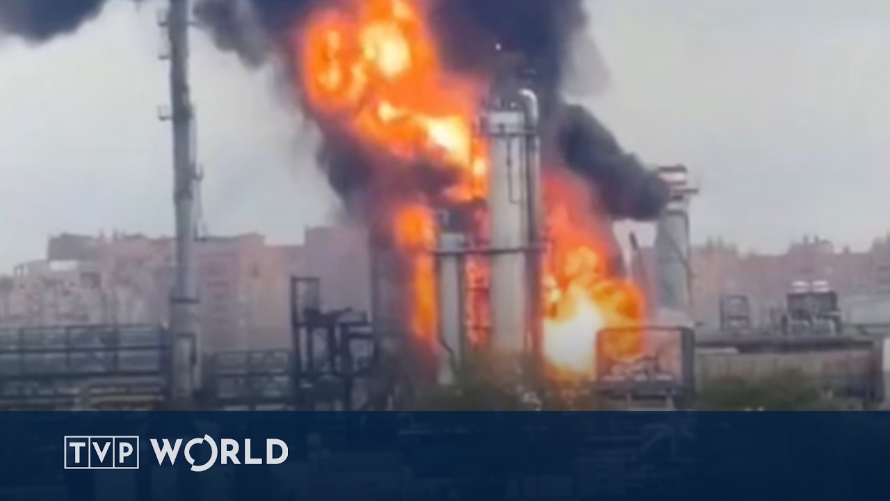 Major Gazprom Neft refinery in Moscow damaged amid Ukrainian attack | Midday Report