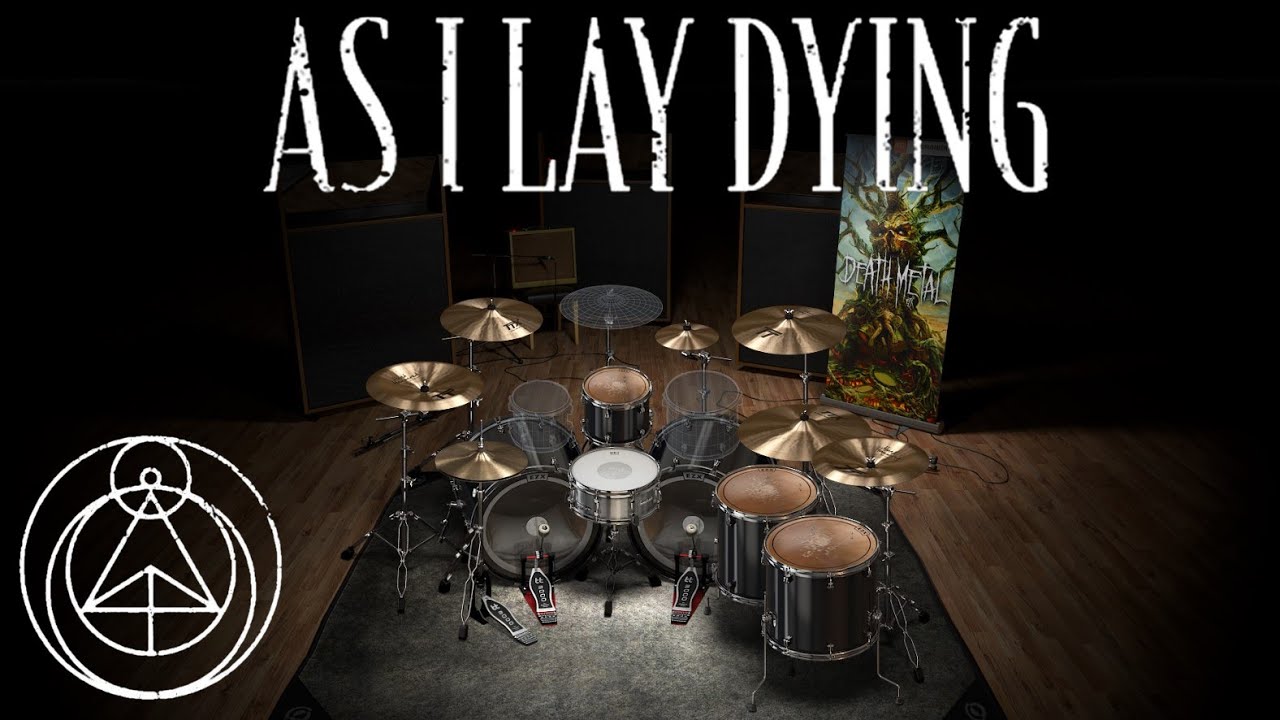 As I Lay Dying - Confined only drums midi backing track