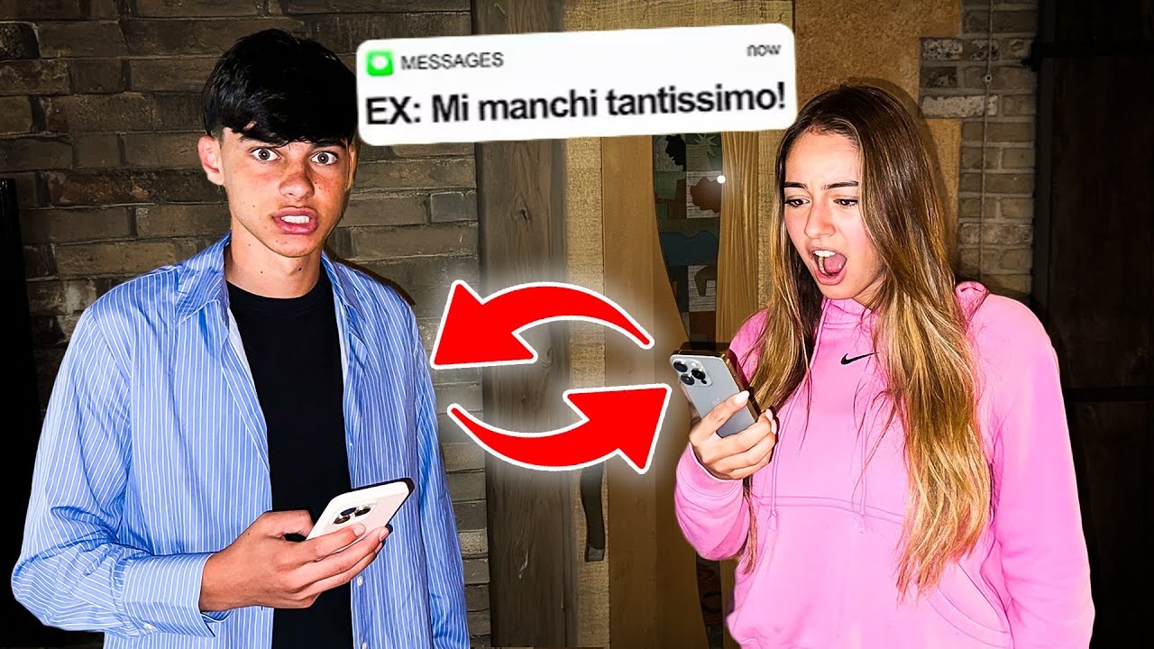 IO E IL MIO RAGAZZO CI SCAMBIAMO IL TELEFONO PER 24 ORE! *tradimento*