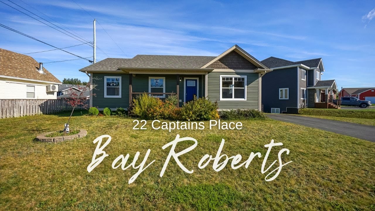 Home for Sale 22 Captains Plc Bay Roberts Newfoundland