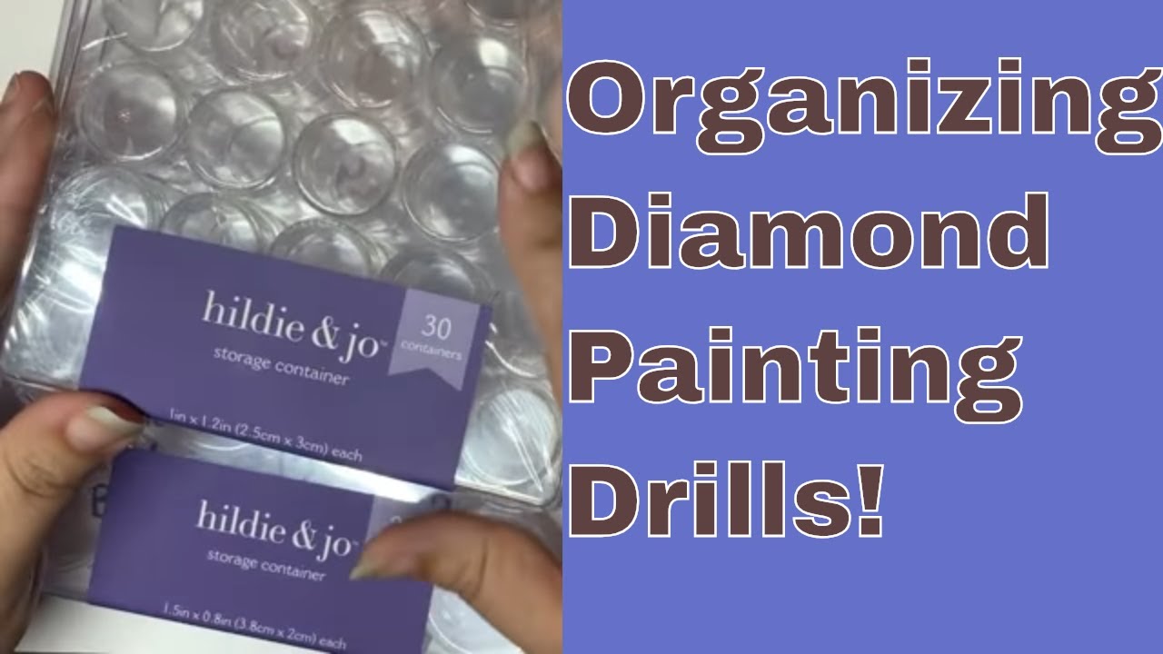 Diamond Painting ~ Organize with me ~ Let's talk containers!