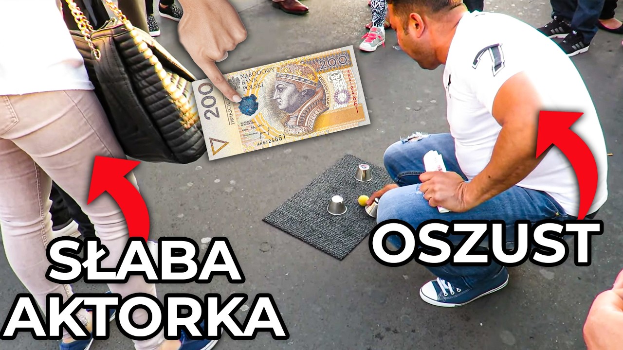 KIEDY Podejrzliwi YouTuberzy nagrywają nielegalną grę w 3 kubki!