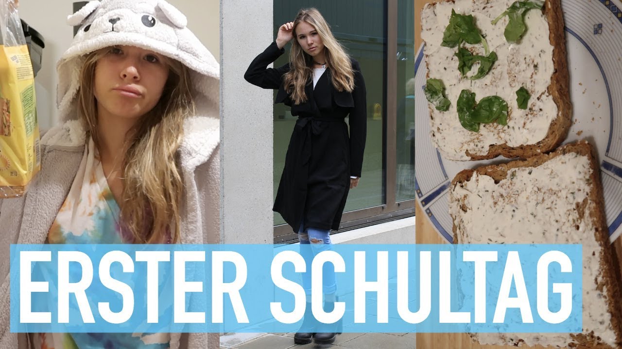 BACK TO SCHOOL: GET READY WITH ME ERSTER SCHULTAG/ MORNING ROUTINE VLOG📚😴🎒