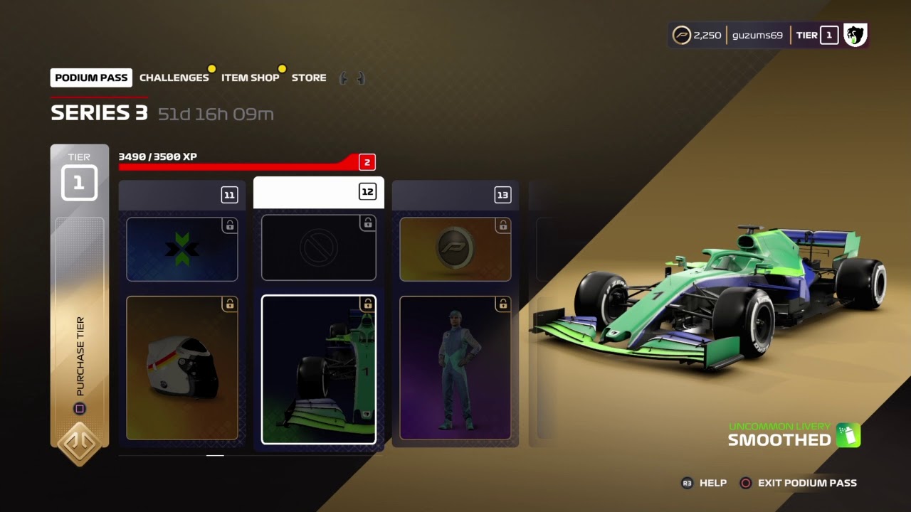 Series 3 Podium Pass F1 2020