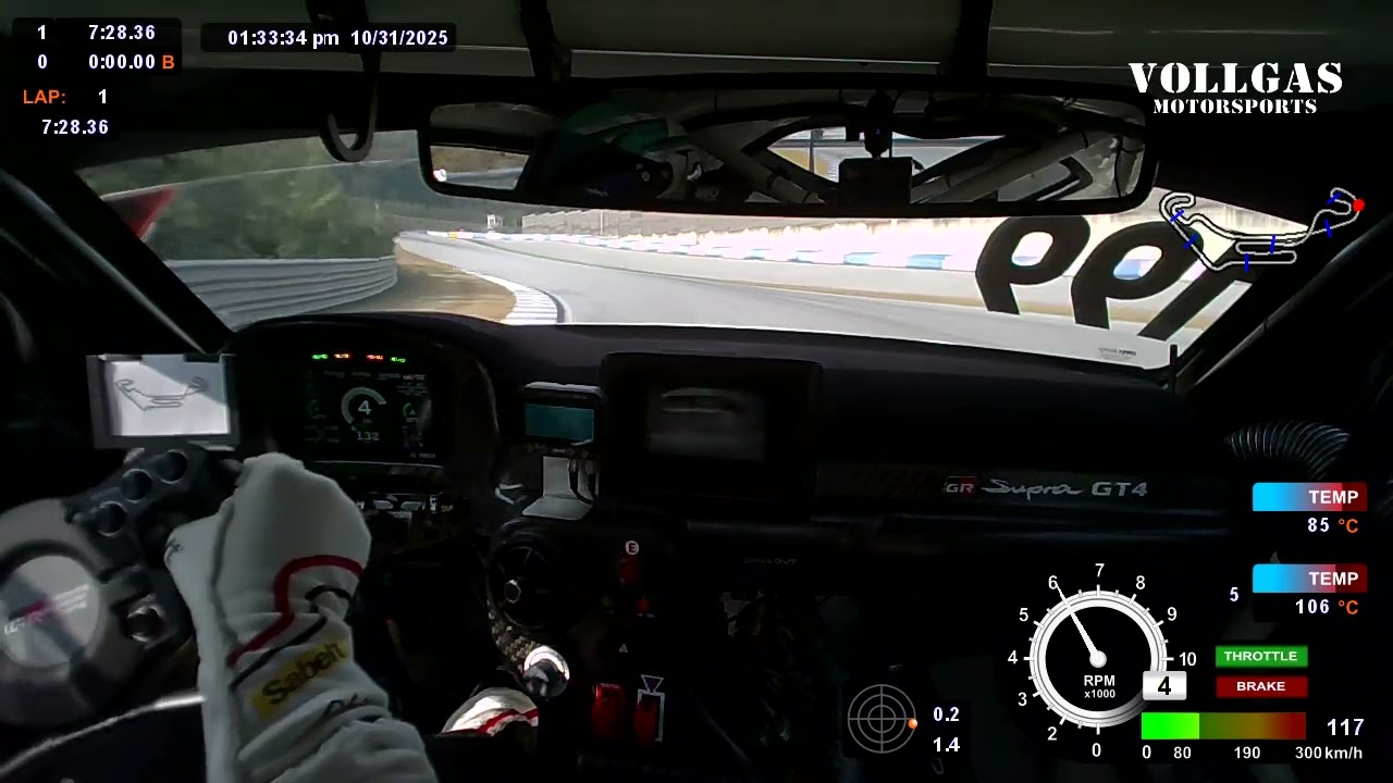 수프라 gt4 용인스피드웨이 슈퍼레이스 R9 예선 2:01