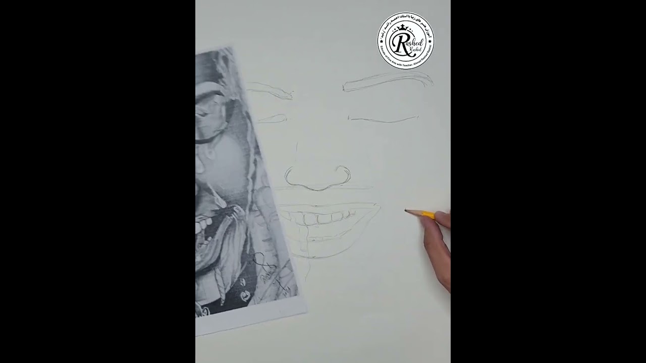 آموزش گام به گام اسکیج هنر نقاشی، پارت ۲۱