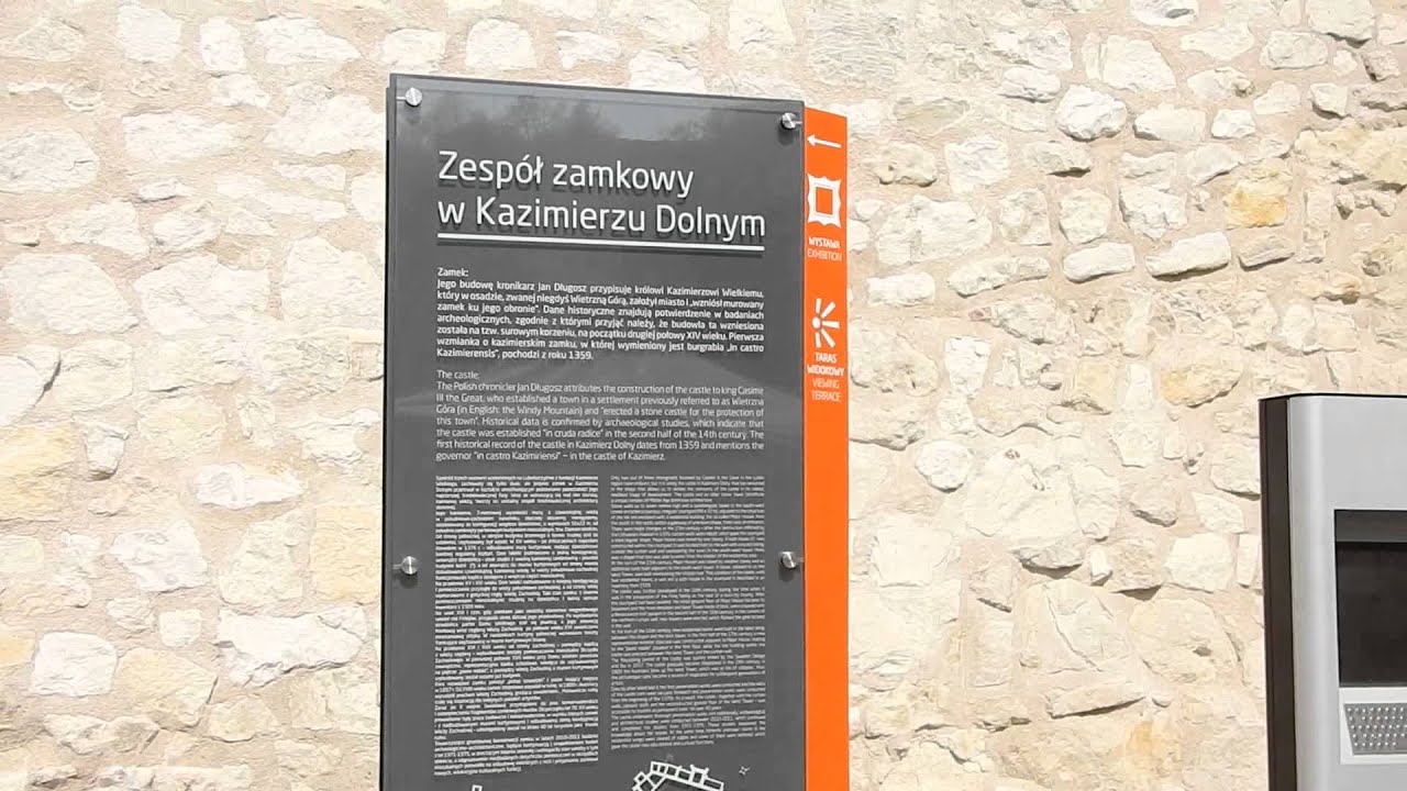 Dziedziniec i historia Zamku w Kazimierzu Dolnym 25/4/2015