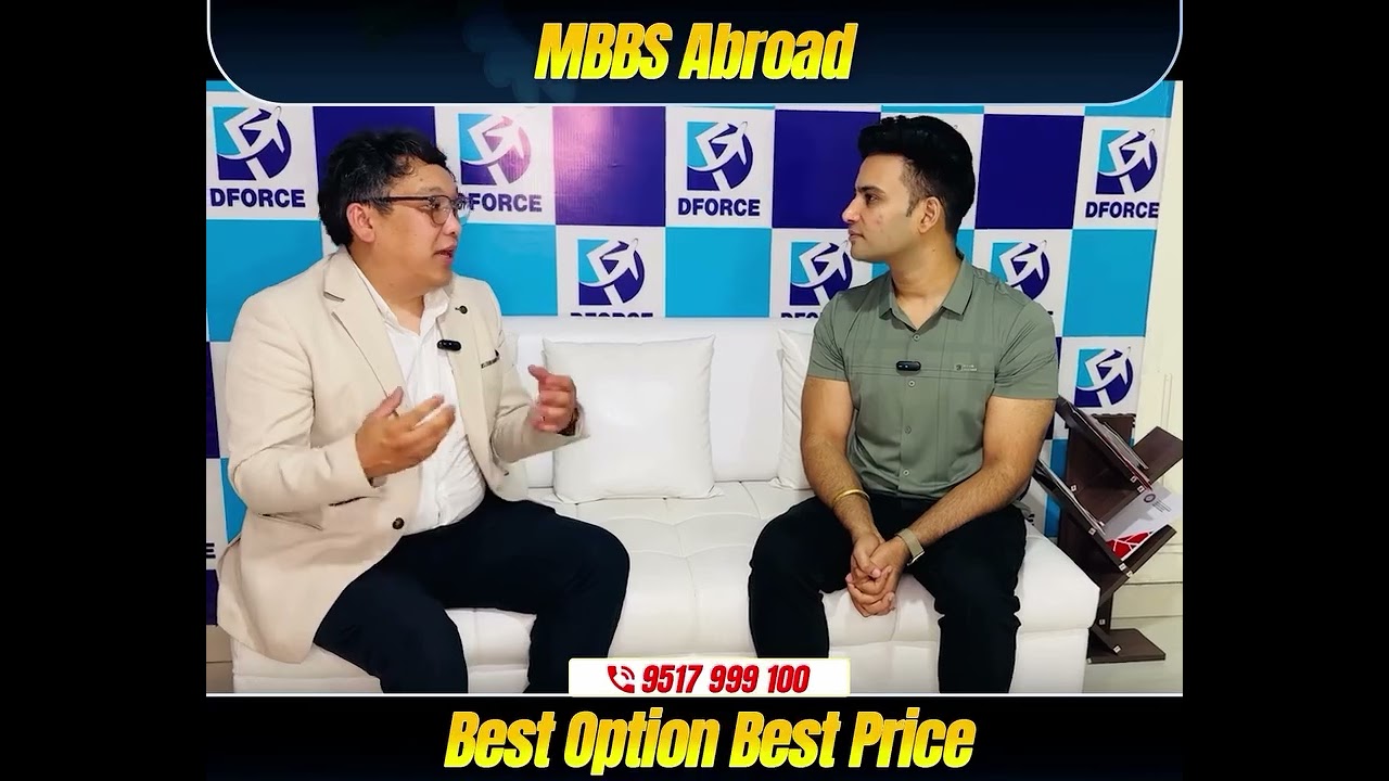 Doctor Ilyas from Kyrgyz Republic at Dforce Amritsar🇮🇳Full Video on YouTube 📺#mbbs #mbbsadmis
