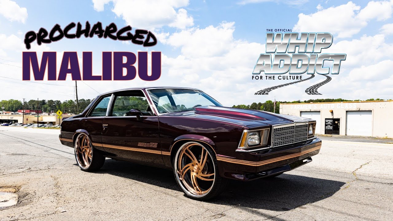 Эксклюзив от WhipAddict: Chevrolet Malibu SS ProCharger, диски 24 дюйма розового золота, RUNNIN! ...