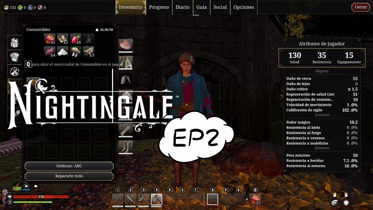 NIGHTINGALE. APRENDIENDO A JUGAR