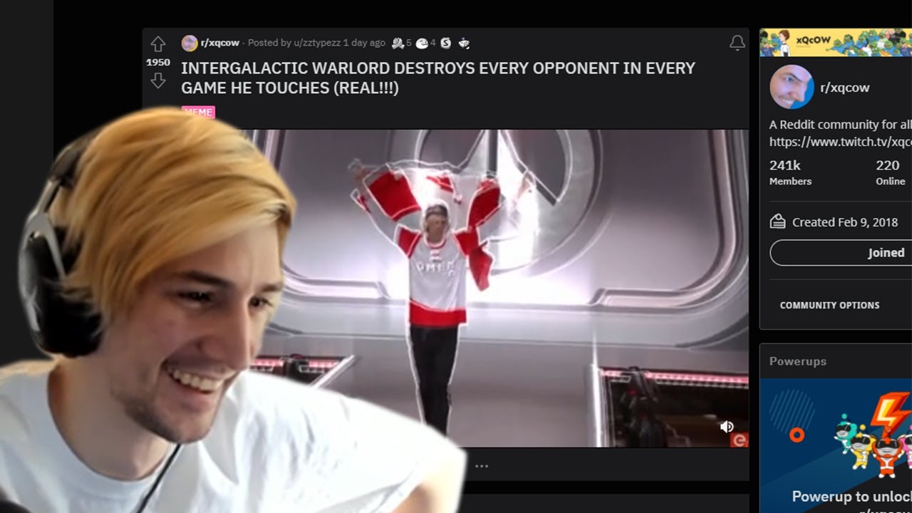XQC REACTS TO HIS REDDIT #3 (w/chat) !