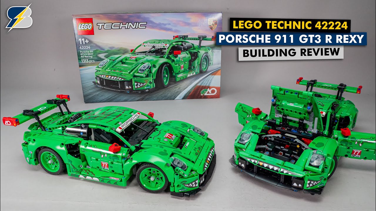 LEGO Technic 42224 Porsche 911 GT3 R Rexy Detailed Building Review - The Good & the Weird
