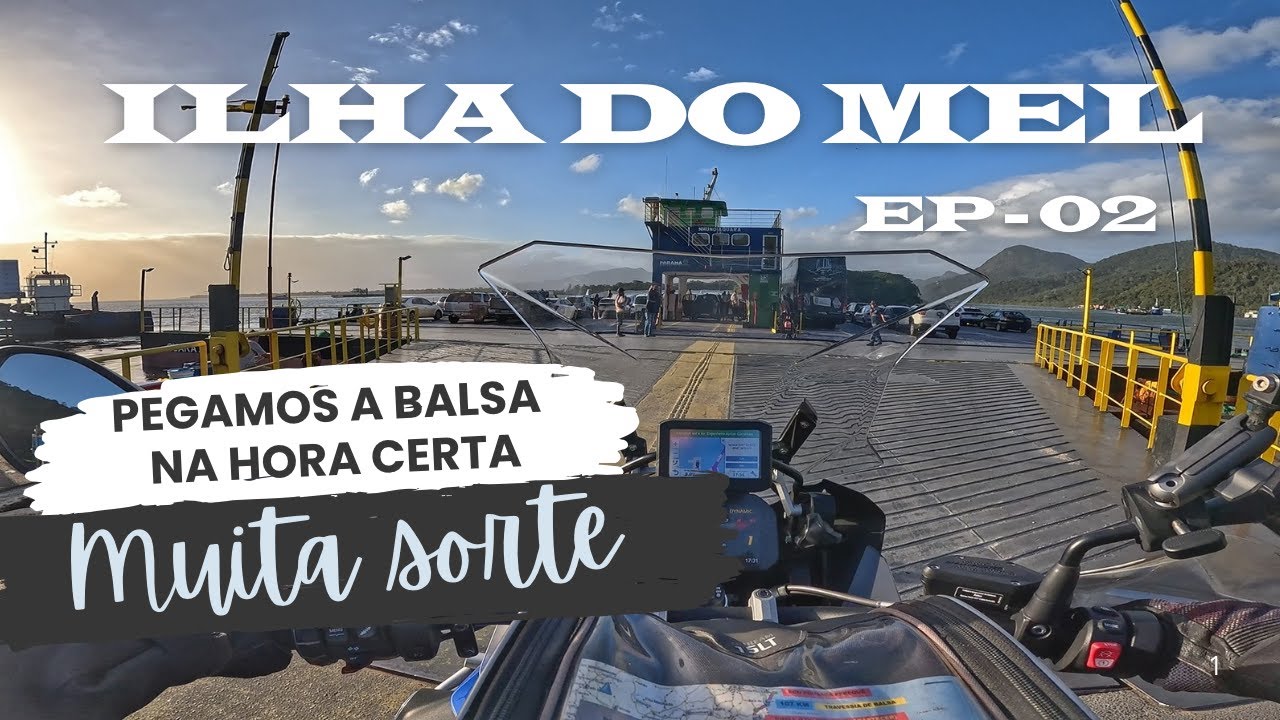 ILHA DO MEL EP 02 - PEGAMOS A BALSA NA HORA CERTA. Muita sorte a nossa.