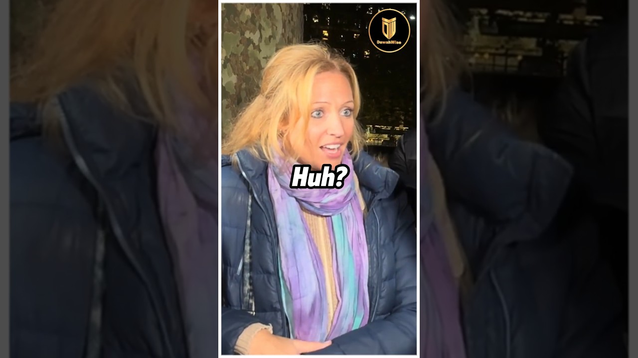 Muzułmanin całkowicie ucisza chrześcijankę | Mansur | Speakers Corner