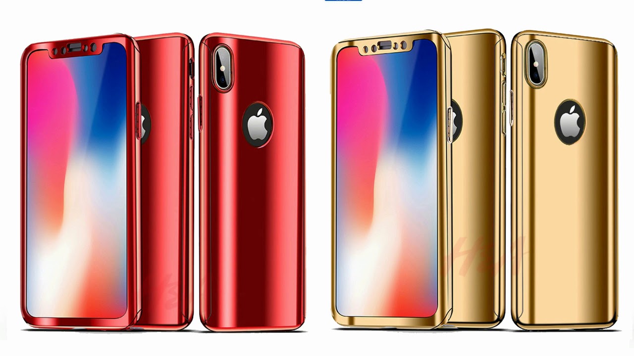 H&A 360 Degree Full Plating Phone Cases For iPhone X 10