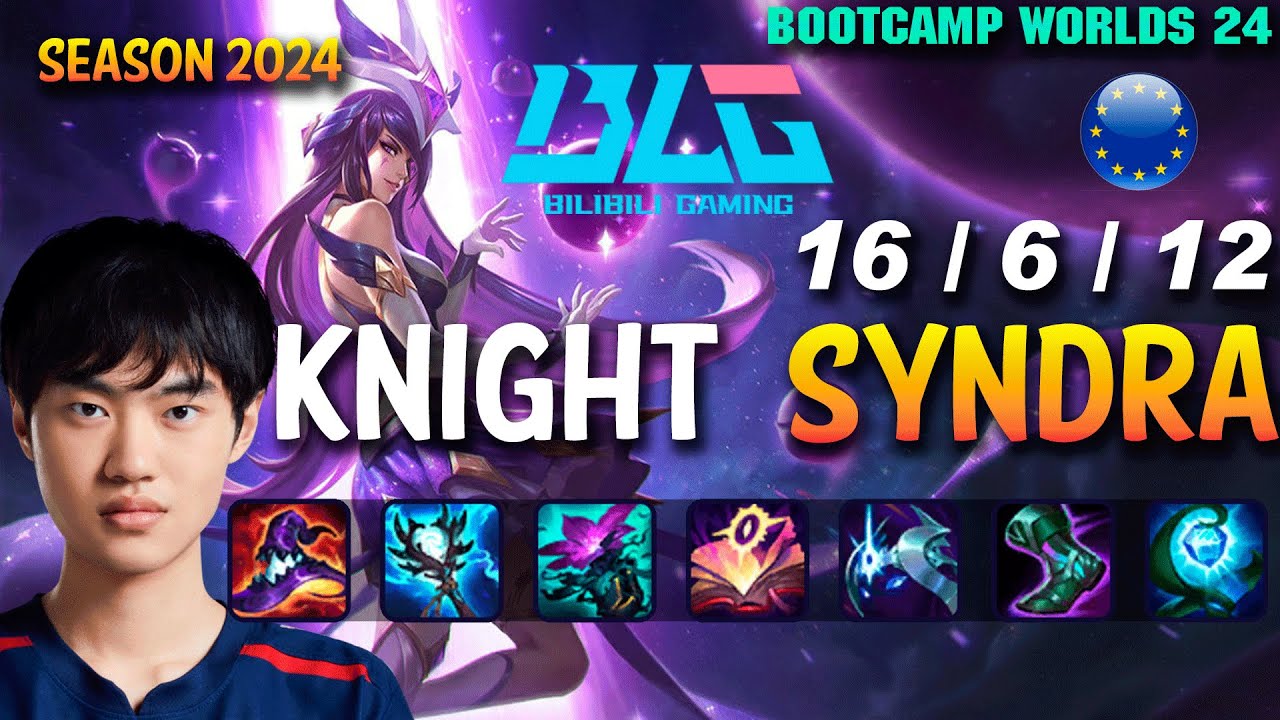 BLG Knight SYNDRA vs YONE Mid - Patch 14.20 EUW Ranked WORLDS 2024 Bootcamp | lolrec