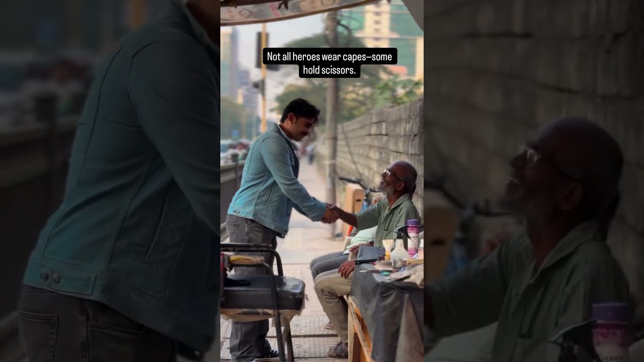 Not all heroes wear capes-some hold scissors. 