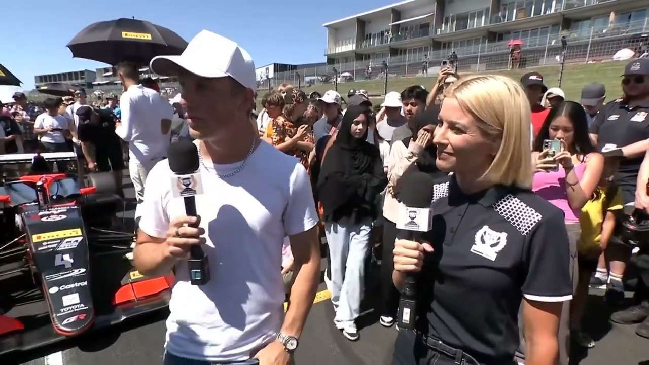 Formula One Driver Liam Lawson’s Interview with Rusty and Riana at the Hampton Downs International 