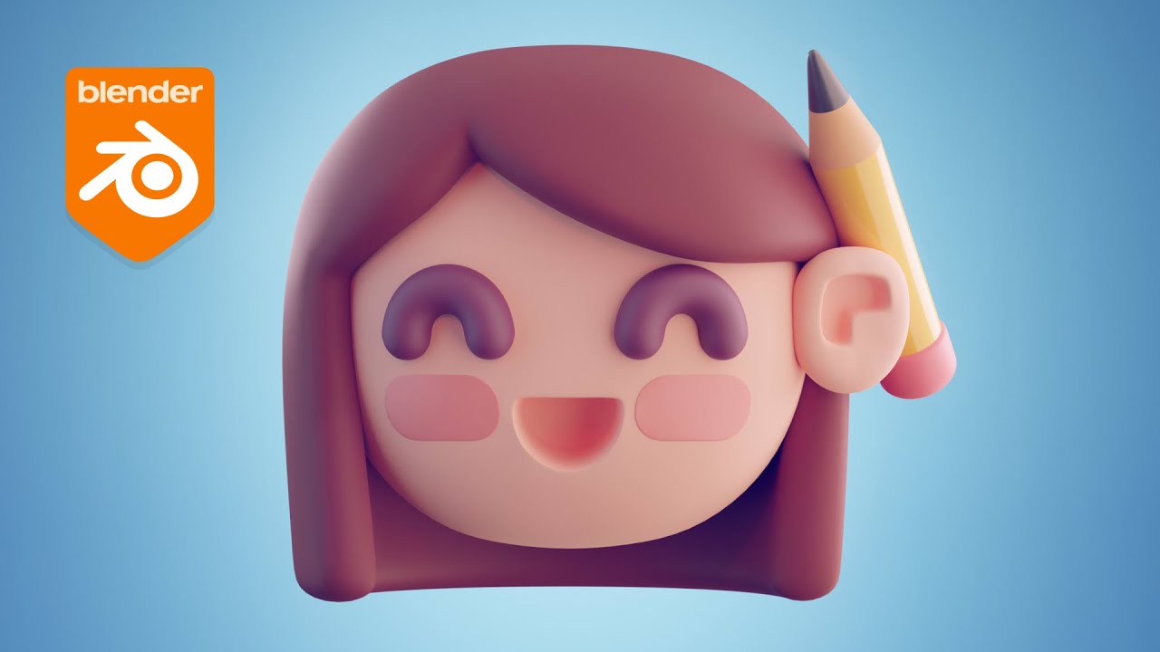 Making 3d Emote in Blender | Timelapse