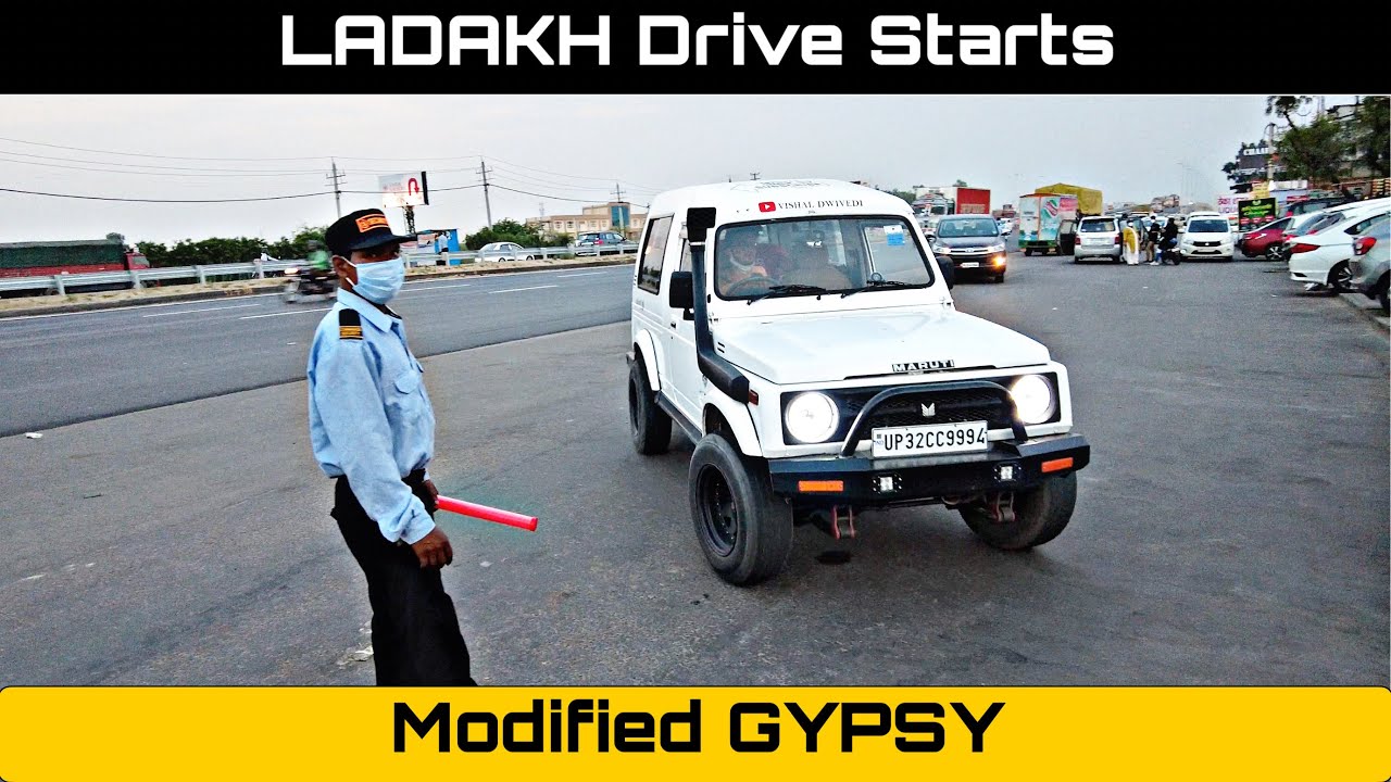 My Dream Trip To Leh Ladakh 2021| Modified Gypsy| Lucknow To Jammu| Day 01| Drone Shots