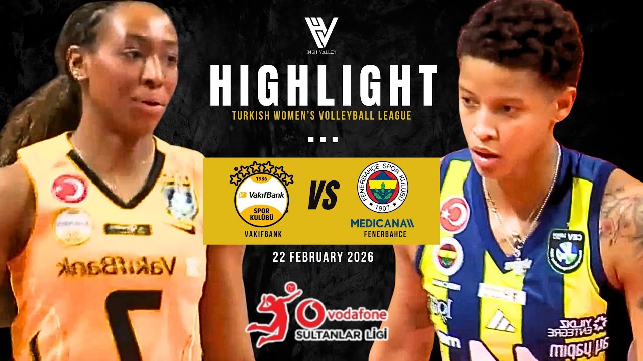 VakıfBank vs Fenerbahçe Medicana 🔥 Epic Volleyball Battle | Highlights | Sultanlar Ligi 2025