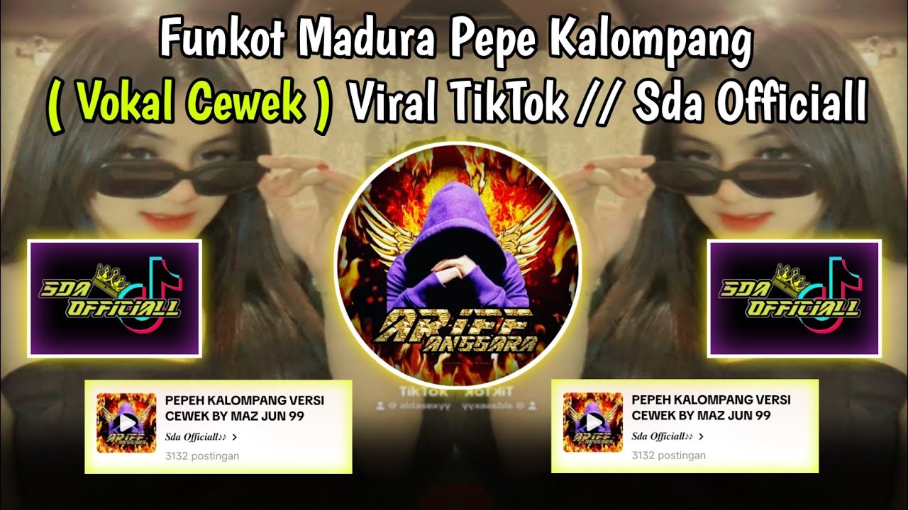 Funkot Madura PEPEH KALOMPANG (Vocal Cewek) DJ REMIX VIRAL TIKTOK SDA OFFICIALL | By Maz Jun 99
