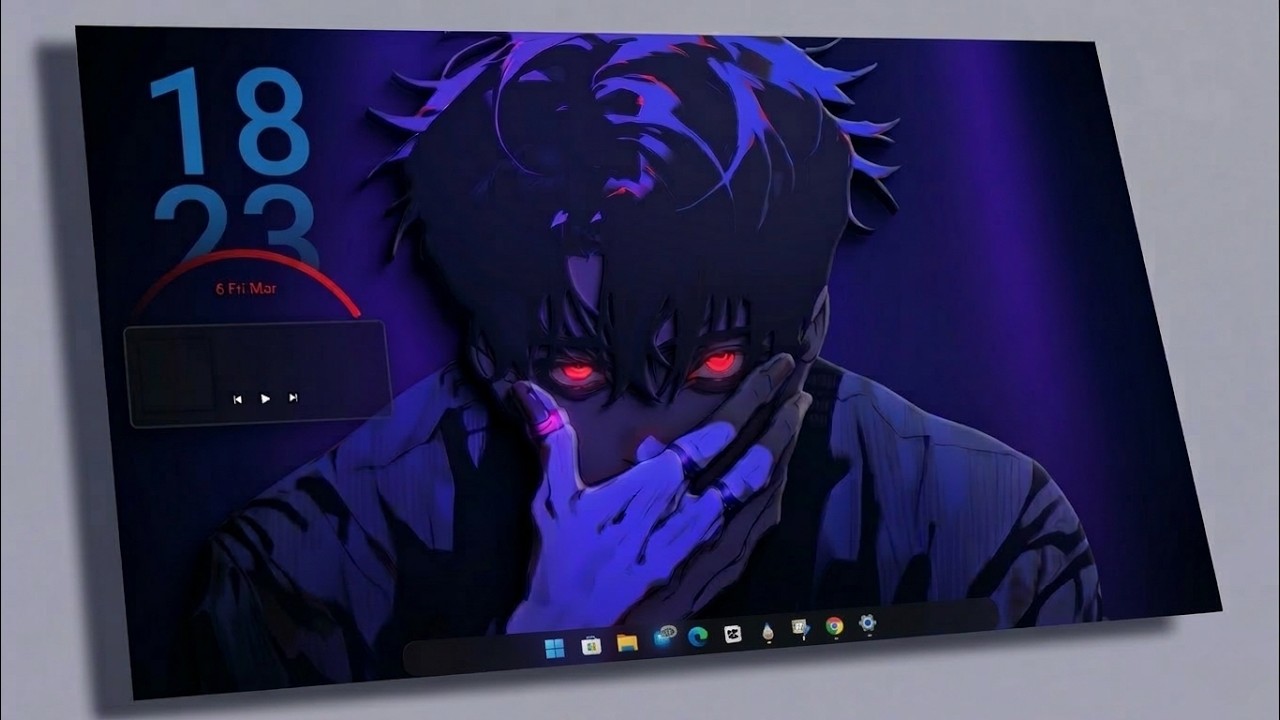 Best Windows 11 Desktop Setup 2026 🔥 Taskbar, Widgets, Live Wallpaper