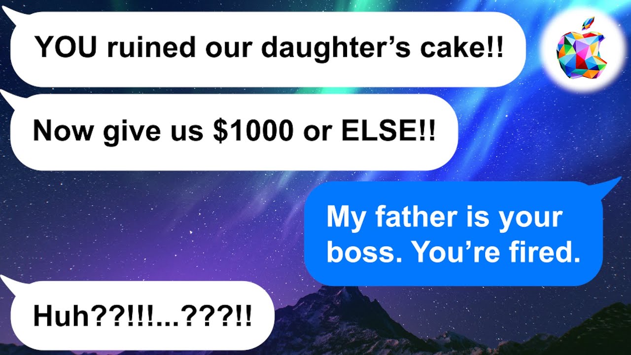 【Apple】Two customers leave negative reviews for my bakery & threaten to sue me for 