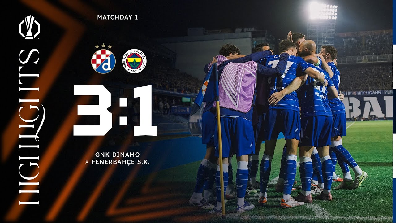 HIGHLIGHTS | GNK DINAMO - FENERBAH&Ccedil;E S.K. 3:1 | Beljo i Bakrar za pobjedu u na otvaranju UEL