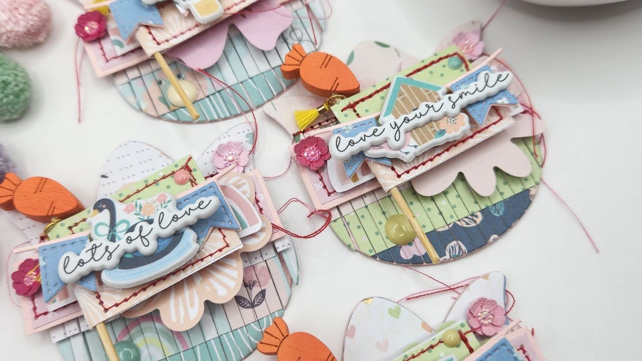 Craft With Me: Fringed Tulip Embellishment Clusters feat. @ScrapDiva29 