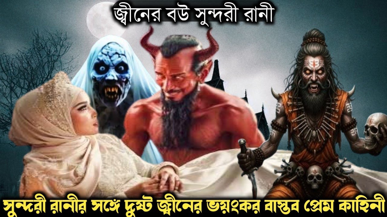 সুন্দরী রানীর সঙ্গে দুষ্ট জ্বীনের প্রেম (সত্য কাহিনী) Bangla horror real Life story E-1323 APON