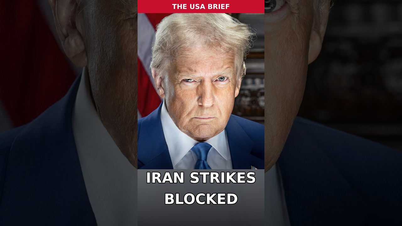 Trump Blocks Israeli Strikes on Iran | News Update #Shorts