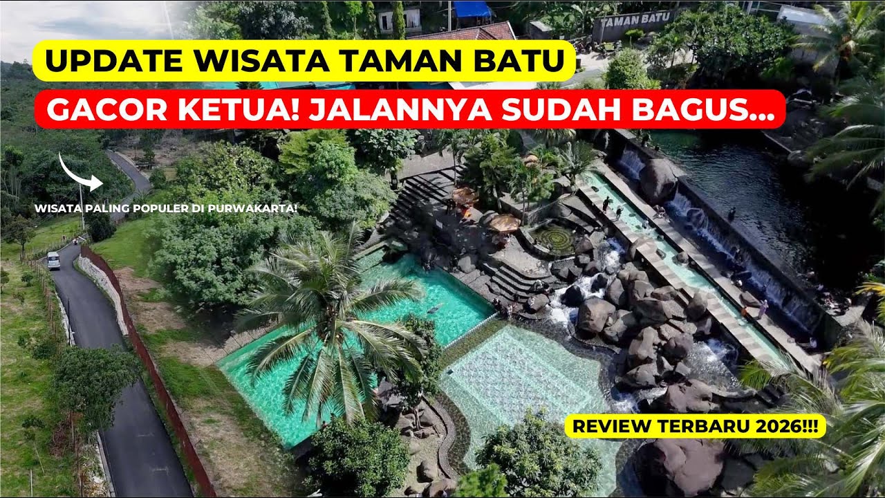 UPDATE WISATA TAMAN BATU PURWAKARTA | AKSES JALAN MENUJU TAMAN BATU SUDAH BAGUS | WISATA PURWAKARTA