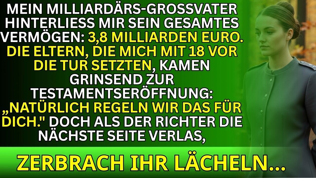 Mein Milliardärs-Opa ließ mir sein ganzes Erbe: $3,8 Mrd. – dann wurde es still