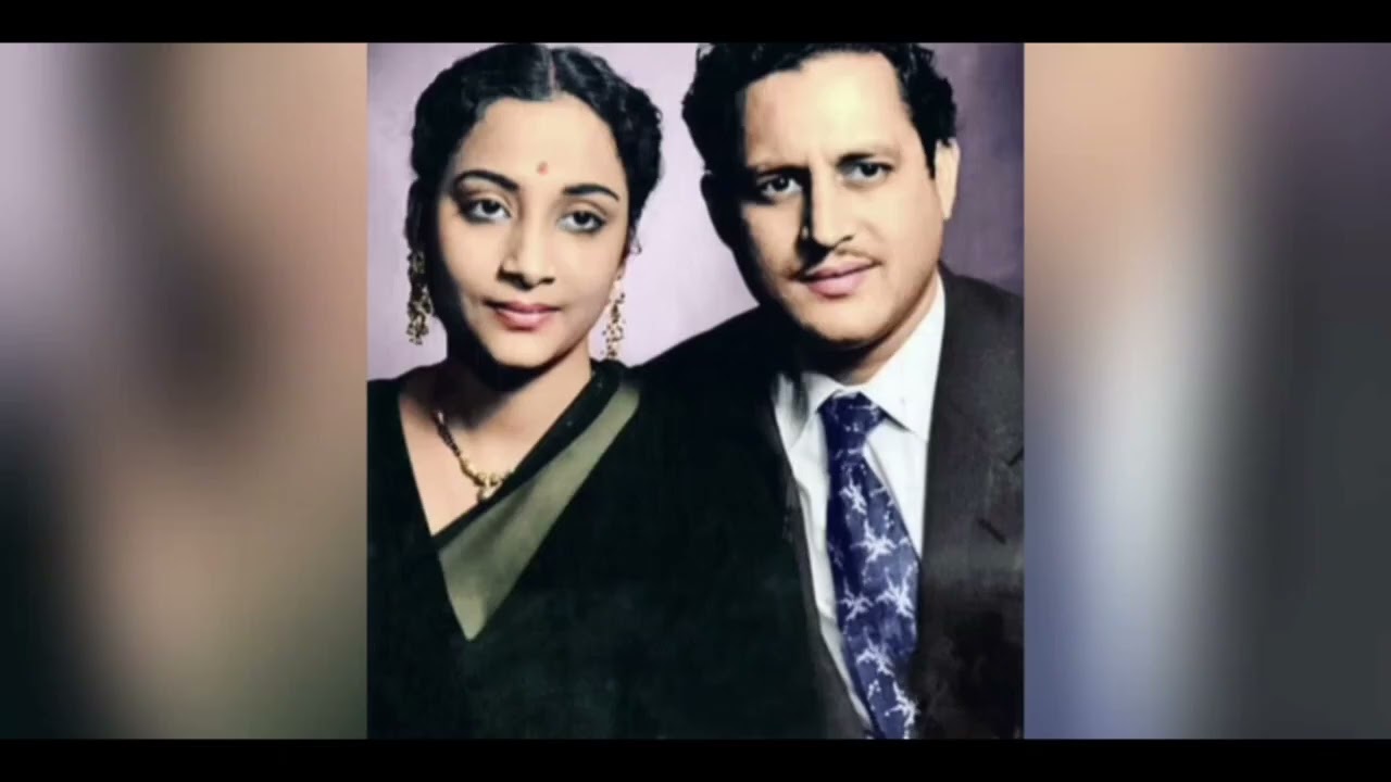 Famous old singer Geeta Dutt and Guru Dutt  
