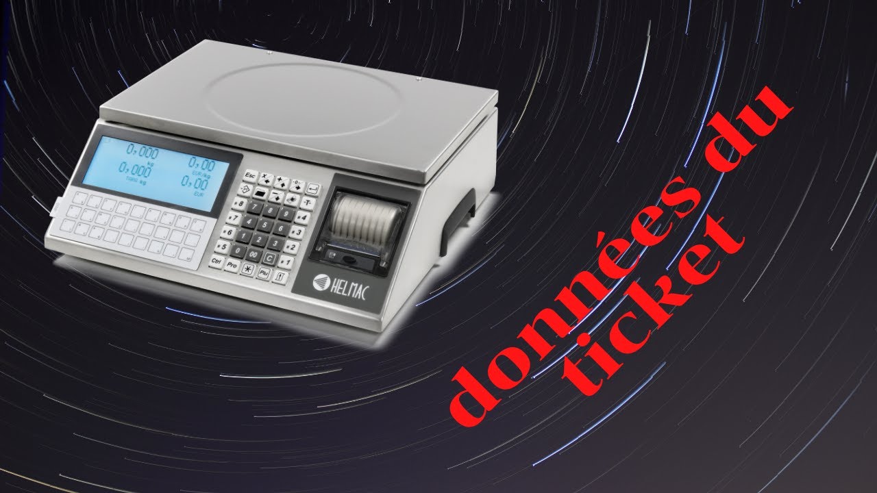 Helmac GPE - Programmation données du ticket