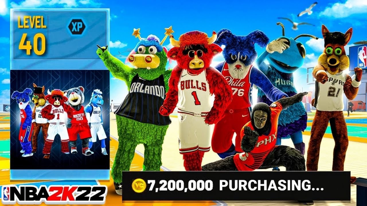 Winning a Game using EVERY MASCOT in NBA2K! Spending 7.2 MILLION VC for EARLY ACCESS to MASCOTS!