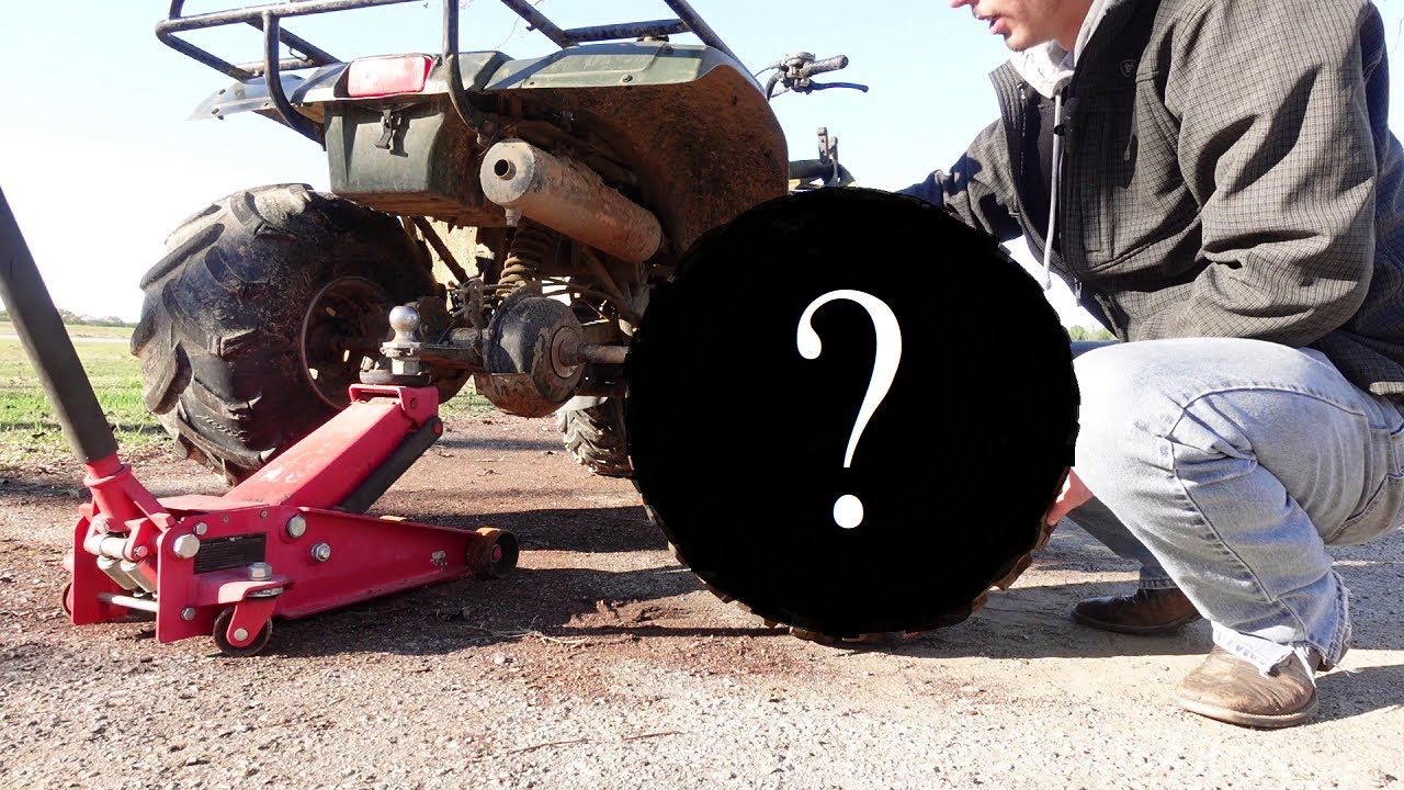 Honda FOURTRAX gets new wheels and tires!