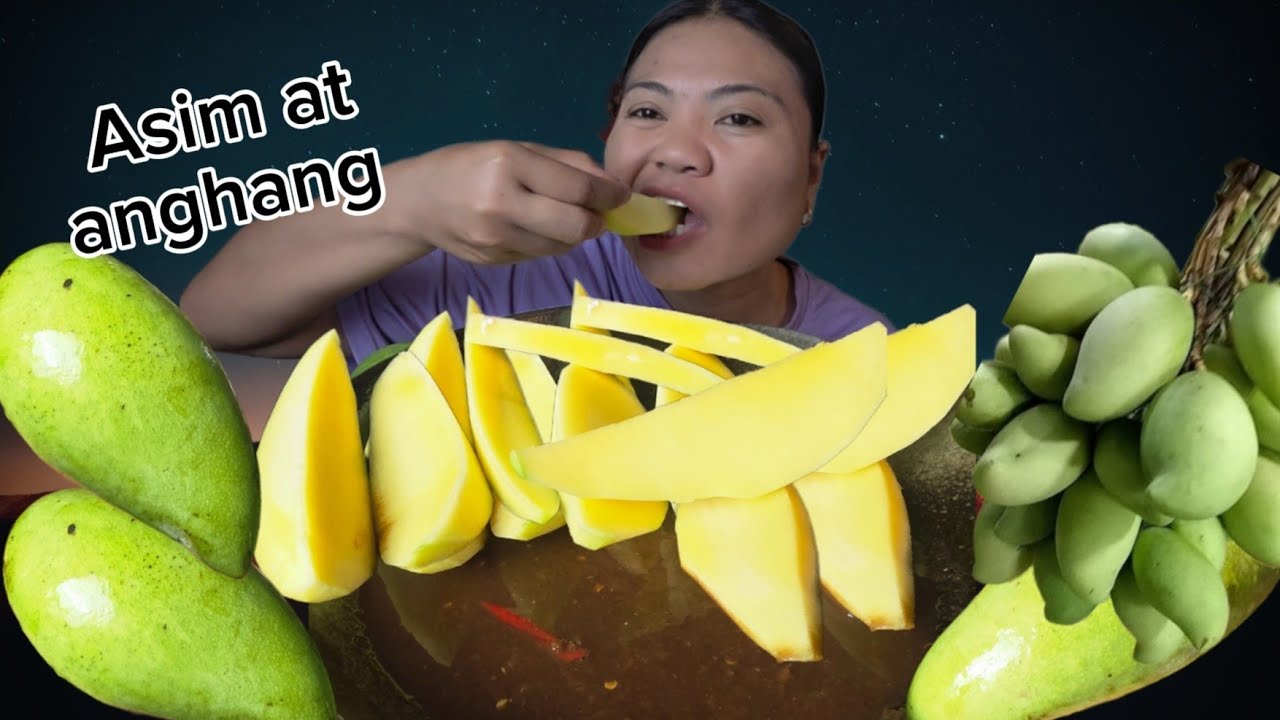 So Sour Thai Mango Spicy 🥭 🔥Dip Sauce Mukbang