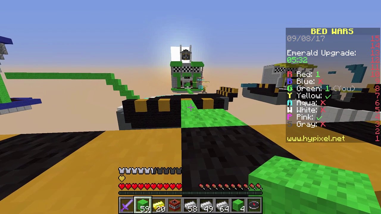 BEATING A GROUP OF TOXIC MINECRAFT PLAYERS AT BEDWARS