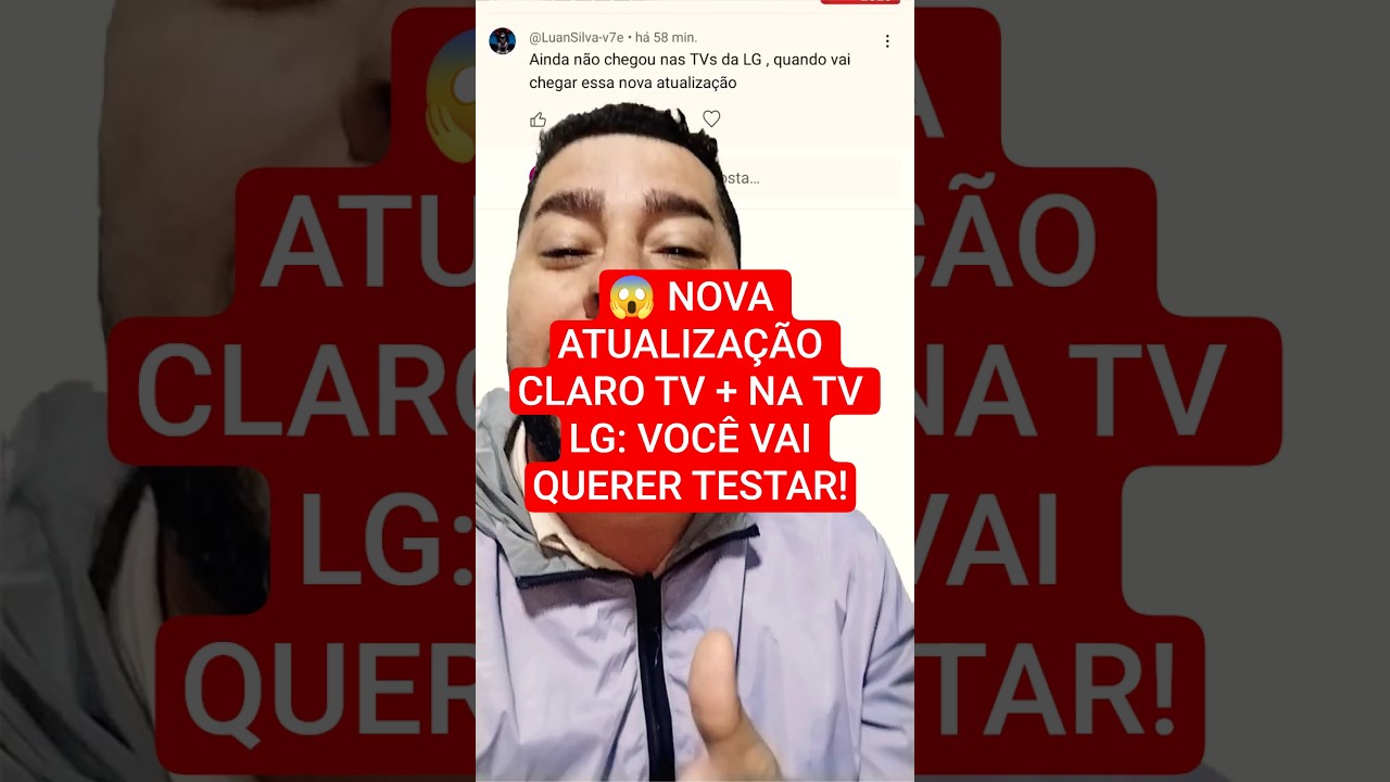 😱 NOVA ATUALIZA&Ccedil;&Atilde;O CLARO TV + NA TV LG: VOC&Ecirc; VAI QUERER TESTAR! #claro #tecnologia#clarotvmais