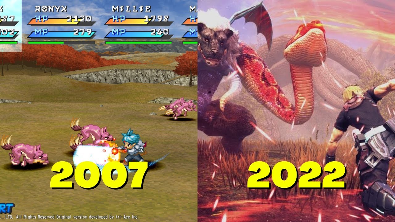 Evolution of Star Ocean Games (1996 - 2022)