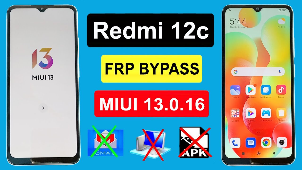 Redmi 12c Frp Bypass MIUI 13 Without Pc✅ Redmi 12c MIUI 13 Frp Unlock✅ Redmi 12c Google Lock Remove✅