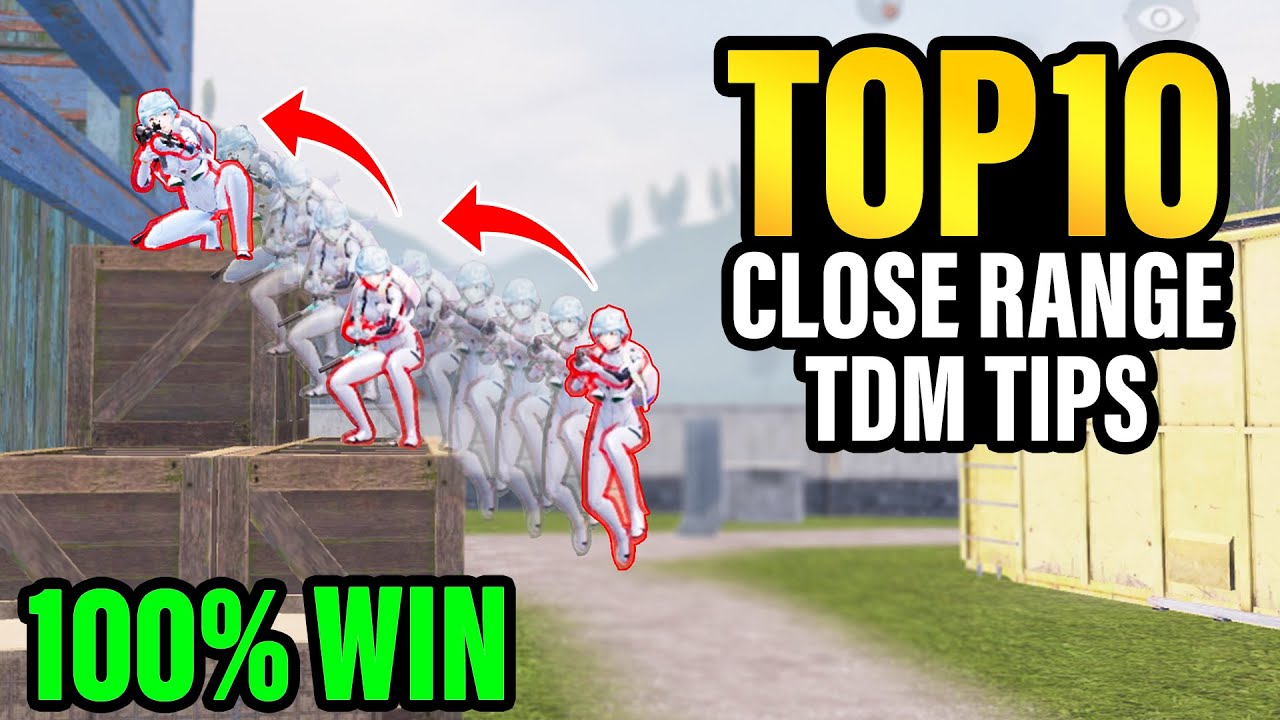 10 лучших приёмов TDM на ближней дистанции для победы в каждом матче | PUBG MOBILE