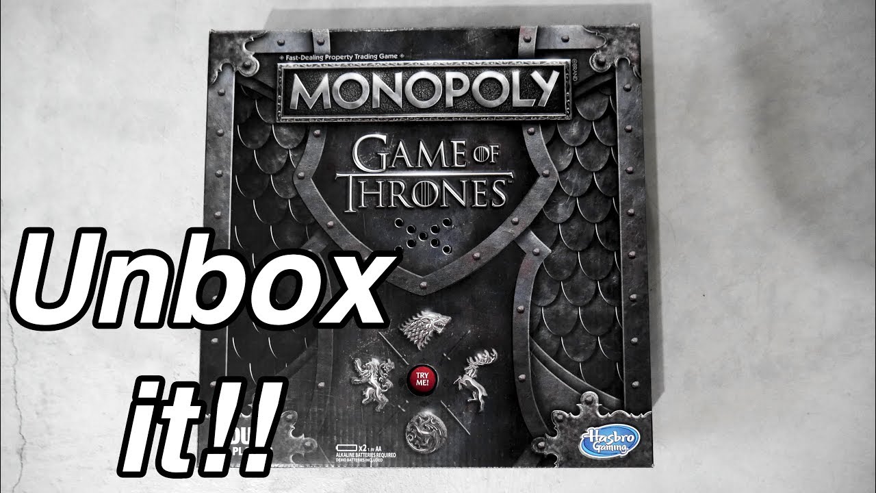 Whats different about the Game of thrones Monopoly for adults with the iron throne?