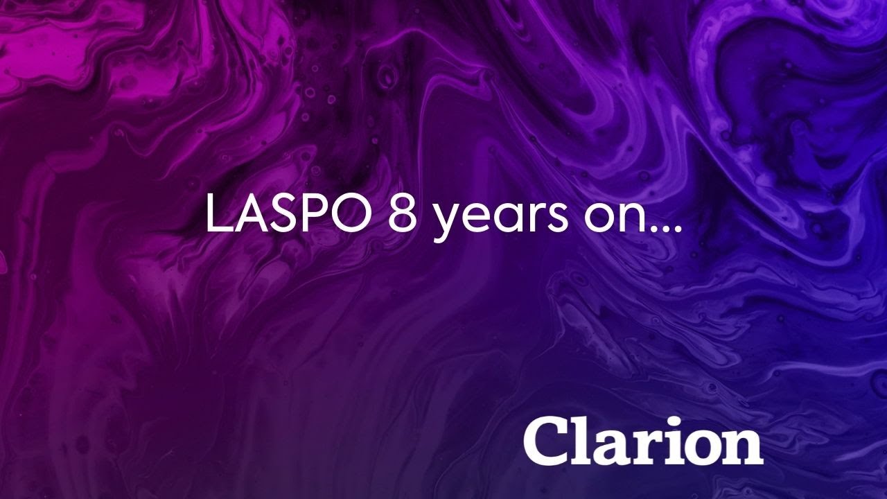 LASPO 8 years on ...